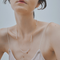 Natural stone chain necklace