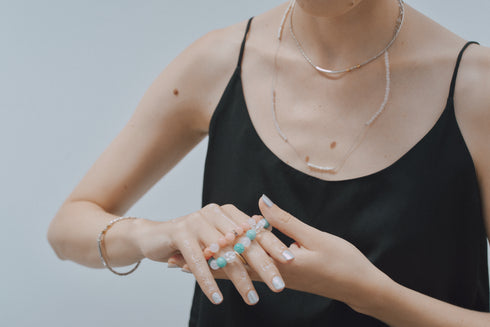Power stone bracelet PINK