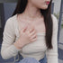 Natural stone Double necklace