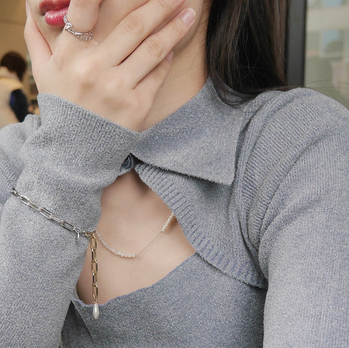 Double chain ring