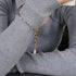 Natural stone chain bracelet