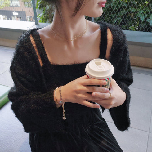 Double chain necklace
