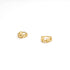 Deformed chain pierce earrings
