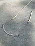 Natural stone chain necklace