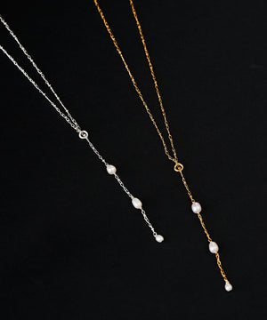 SV925 Drop Pearlネックレス LAPUIS