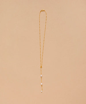 SV925 Drop Pearlネックレス LAPUIS