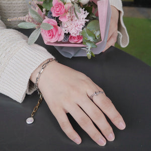 Double chain ring
