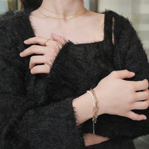 Double chain ring