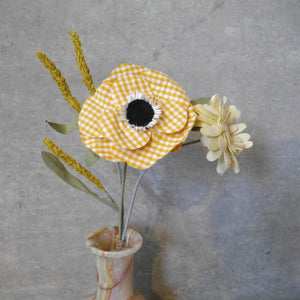 LOVECO bouquet yellow check