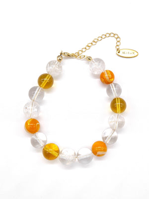 Power stone bracelet  ORANGE