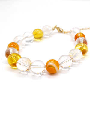 Power stone bracelet  ORANGE