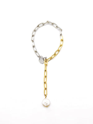 Natural stone chain bracelet