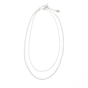 Double chain necklace