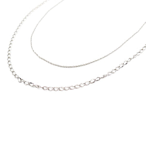Double chain necklace