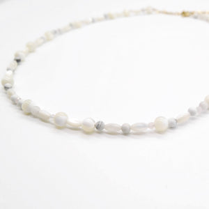 Natural stone Double necklace
