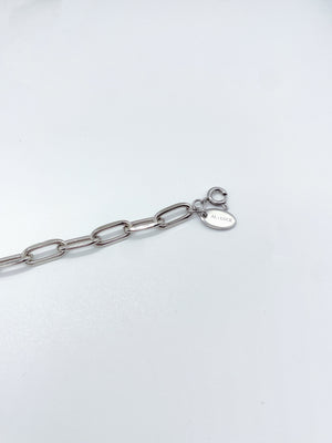 Natural stone chain bracelet